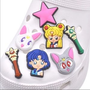Croc Charms Anime Sandals Decorate Accessories - Sailor Moon 23 pieces